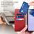 Samsung Galaxy S26+ Suteni Calf Texture Horizontal Flip Leather Phone Case - Red