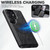 Samsung Galaxy S26+ Suteni H15 Oil Eax Leather Detachable Wallet Back Phone Case - Black