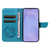 Samsung Galaxy S26+ Swallowtail Butterfly Embossed Leather Phone Case - Blue