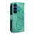 Samsung Galaxy S26+ Swallowtail Butterfly Embossed Leather Phone Case - Green