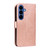 Samsung Galaxy S26+ Swallowtail Butterfly Embossed Leather Phone Case - Rose Gold