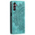 Samsung Galaxy S26+ Totem Embossed Magnetic Leather Phone Case - Green