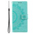 Samsung Galaxy S26+ Totem Flower Embossed Leather Phone Case with Lanyard - Green