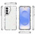 Samsung Galaxy S26+ Transparent Acrylic Laser Paper Phone Case - Love Heart