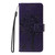 Samsung Galaxy S26+ Tree & Cat Embossed Pattern Flip Leather Phone Case - Purple