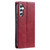 Samsung Galaxy S26+ TTUDRCH RFID Retro Texture Magnetic Leather Phone Case - Red