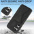 Samsung Galaxy S26+ Ultra-thin Shockproof Phone Protective Case with Holder - Black