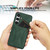 Samsung Galaxy S26+ Ultra-thin Shockproof Phone Protective Case with Holder - Green