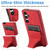 Samsung Galaxy S26+ Ultra-thin Shockproof Phone Protective Case with Holder - Red