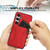Samsung Galaxy S26+ Ultra-thin Shockproof Phone Protective Case with Holder - Red