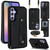 Samsung Galaxy S26+ Wristband Vertical Flip Wallet Back Cover Phone Case with Long Lanyard - Black
