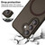 Samsung Galaxy S26+ XDcase Skin Feel Magnetic Frosted Phone Case with Lens Film - Brown