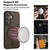 Samsung Galaxy S26+ XDcase Skin Feel Magnetic Frosted Phone Case with Lens Film - Brown
