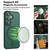 Samsung Galaxy S26+ XDcase Skin Feel Magnetic Frosted Phone Case with Lens Film - Green