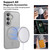 Samsung Galaxy S26+ XDcase Skin Feel Magnetic Frosted Phone Case with Lens Film - Grey