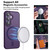 Samsung Galaxy S26+ XDcase Skin Feel Magnetic Frosted Phone Case with Lens Film - Purple