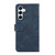 Samsung Galaxy S26 ABEEL Color Block Magnetic RFID Leather Phone Case - Blue-Brown