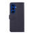 Samsung Galaxy S26 ABEEL Delicate Texture Splicing RFID Leather Phone Case - Blue