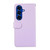 Samsung Galaxy S26 ABEEL Delicate Texture Splicing RFID Leather Phone Case - Purple