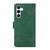 Samsung Galaxy S26 ABEEL Frosted Magnetic RFID Leather Phone Case - Green