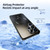 Samsung Galaxy S26 ABEEL Heat Dissipation Frosted MagSafe Phone Case with Lens Film - Dark Blue