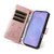 Samsung Galaxy S26 Adorable Cat Embossed Pattern Flip Leather Phone Case - Rose Gold