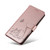 Samsung Galaxy S26 Adorable Cat Embossed Pattern Flip Leather Phone Case - Rose Gold
