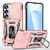 Samsung Galaxy S26 Armor PC Hybrid TPU Camera Shield Phone Case - Rose Gold