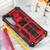 Samsung Galaxy S26 Armor Shockproof TPU + PC Magnetic Phone Case with Holder - Red