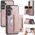 Samsung Galaxy S26 AutSpace A13 MagSafe Magnetic RFID Flip Card Bag Phone Case - Rose Gold