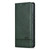 Samsung Galaxy S26 AZNS Magnetic Calf Texture Flip Leather Phone Case - Dark Green
