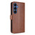 Samsung Galaxy S26 AZNS Sheepskin Texture Flip Leather Phone Case - Brown