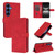 Samsung Galaxy S26 AZNS Skin Feel Calf Texture Flip Leather Phone Case - Red