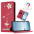 Samsung Galaxy S26 Ballet Girl Diamond Studded RFID Vegan Leather Phone Case - Wine Red