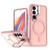 Samsung Galaxy S26 Bright Color Frosted Skin-feel Camera Bracket Magsafe Phone Case - Pink