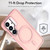Samsung Galaxy S26 Bright Color Frosted Skin-feel Camera Bracket Magsafe Phone Case - Pink