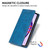 Samsung Galaxy S26 Business Solid Color Magnetic RFID Leather Phone Case - Blue