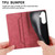Samsung Galaxy S26 Business Solid Color Magnetic RFID Leather Phone Case - Red
