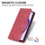 Samsung Galaxy S26 Business Solid Color Magnetic RFID Leather Phone Case - Red