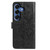 Samsung Galaxy S26 Butterfly Flutter Pattern Embossed Leather Phone Case - Black