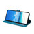 Samsung Galaxy S26 Butterfly Flutter Pattern Embossed Leather Phone Case - Blue