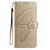 Samsung Galaxy S26 Butterfly Flutter Pattern Embossed Leather Phone Case - Gold