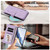 Samsung Galaxy S26 Butterfly Love Flower Multi-card Zipper Wallet Leather Phone Case - Light Purple