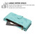 Samsung Galaxy S26 Butterfly Love Flower Multi-card Zipper Wallet Leather Phone Case - Mint Green