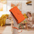 Samsung Galaxy S26 Butterfly Love Flower Multi-card Zipper Wallet Leather Phone Case - Orange