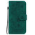 Samsung Galaxy S26 Butterfly Rose Embossed Leather Phone Case - Green