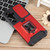 Samsung Galaxy S26 Camera Shield Card Slot PC+TPU Phone Case - Red