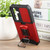 Samsung Galaxy S26 Camera Shield Card Slot PC+TPU Phone Case - Red