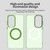 Samsung Galaxy S26 Candy Magsafe PC Hybrid TPU Phone Case - Green