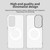 Samsung Galaxy S26 Candy Magsafe PC Hybrid TPU Phone Case - White